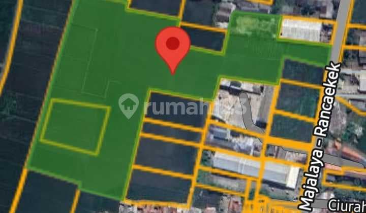 Tanah SHM 3,8 Ha Dekat Borma Rancabatok Jl Majalaya Rancaekek