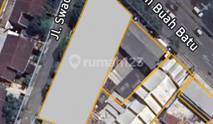 Rumah Hadap Timur Laut, Tanahnya 938 M² Komesial Ters. Buah Batu