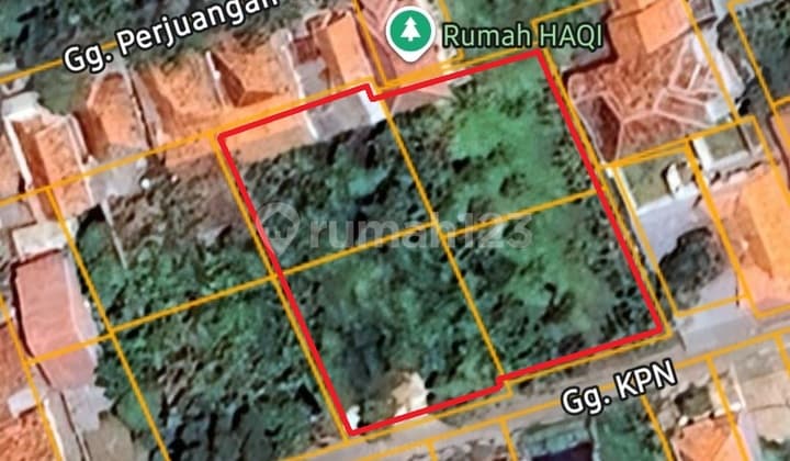 SHM land 1,784 m², facing north, on KPN street/alley, Gunungjati