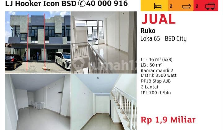 For sale: Orchid Loka BSD shop house, unit 65
