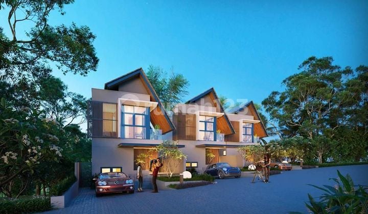 GREENLOT RIVERSIDE VILLA Munggu Bali - Hunian Mewah 3 Lantai Fully Funished dg Private Pool Start 6M an Best Invest
