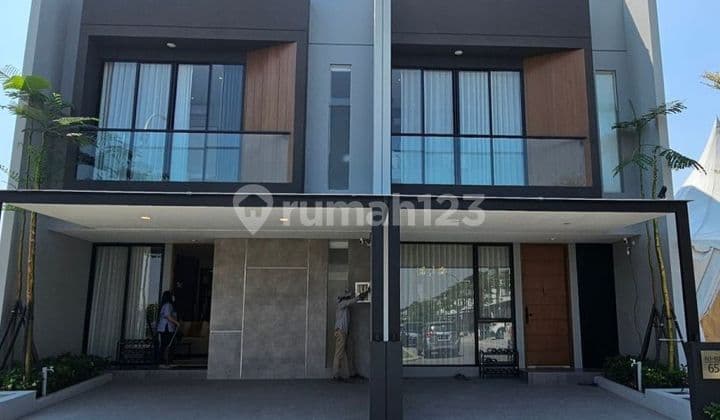 PERTAMA DI CITRALAND SURABAYA New Type Northwest Central Rumah Minimalis Dgn Attic 3 Lantai Smarthome Hadap Danau Start 1.2M an