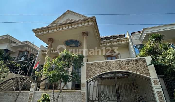 Drop Price 750jt - Rumah Crazy Rich Margorejo Indah Surabaya Model Classic Mediteranian Semi Furnished Flash Sale