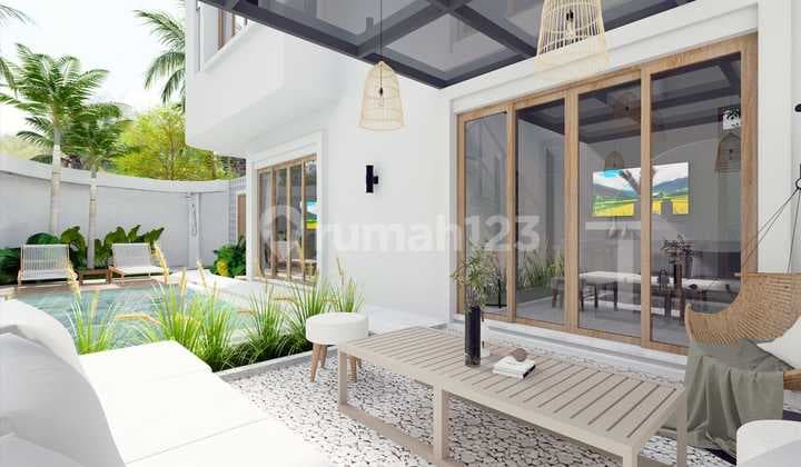 BRAND NEW Villa Mediteranian Jalan Raya Ungasan Bali 1.5Are 2Lantai SHM Pool Fully Furnished