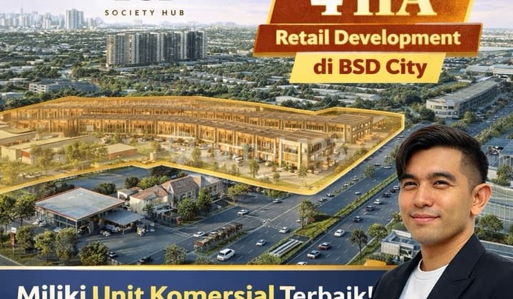 Dijual Ruko Alunara Sociaty Hub Dikawasan BSD City