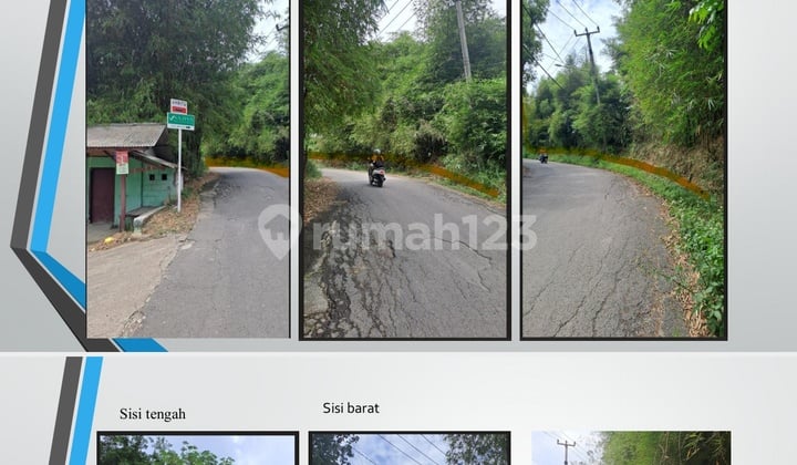 Tanah Investasi SHM 2,1 Ha Pinggir Jalan Sukamakmur Bogor