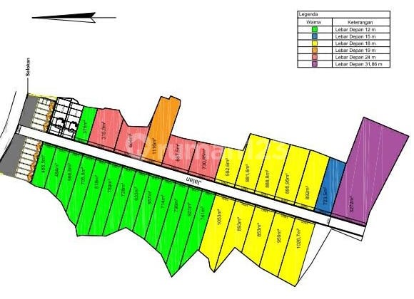 Strategic Land Location Near Margaasih Toll Road in Nanjung