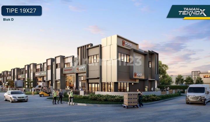 Row 20 New Gudang Taman Tekno X BSD City - Corner Free DP