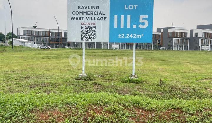 Lot Commercial Corner - West Villlage BSD City