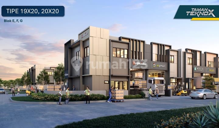 New Taman Tekno X BSD City - Gudang Modern Corner Free DP