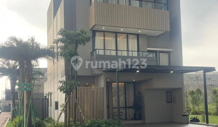 Rumah 3 Lantai Terbaru Cluster Belova Luxe BSD City - Free DP Hadap Taman