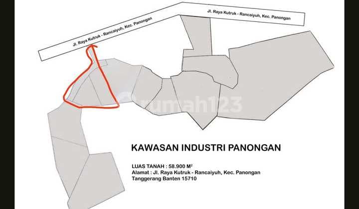 Land for sale in Panongan, Balaraja, Tangerang