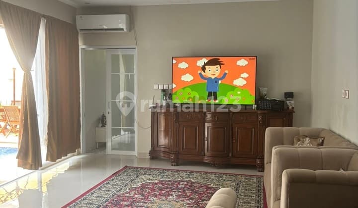 "Sold Ready-to-Occupy 2-Story House with Private Pool at Taman Kenari Nusantara Cibubur"
