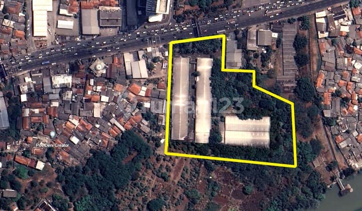 Ex Pabrik Luas Samping Jln Raya Utama, Harga Oke di Panunggangan