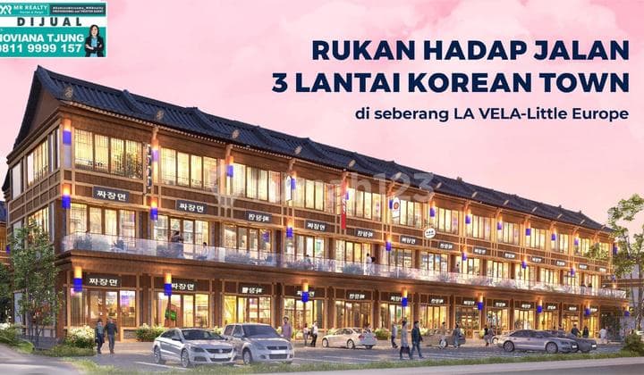 Ruko Korean Town Green Lake City Hadap Boulevard