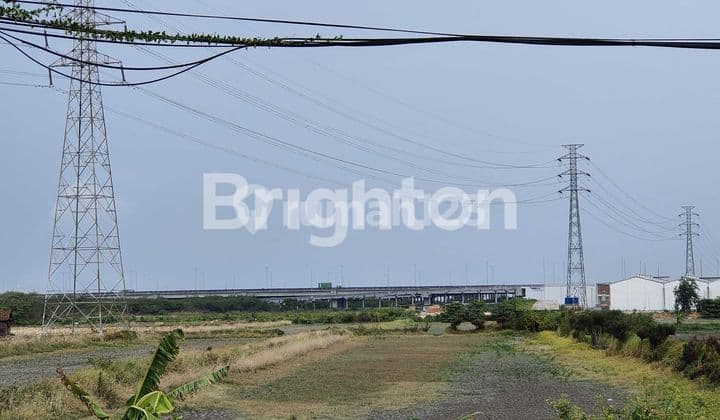 Kavling Tanah Nol Jalan Propinsi Raya Cerme Lor Gresik, Akses Hanya 500 Meter Dari Pintu Tol Cerme