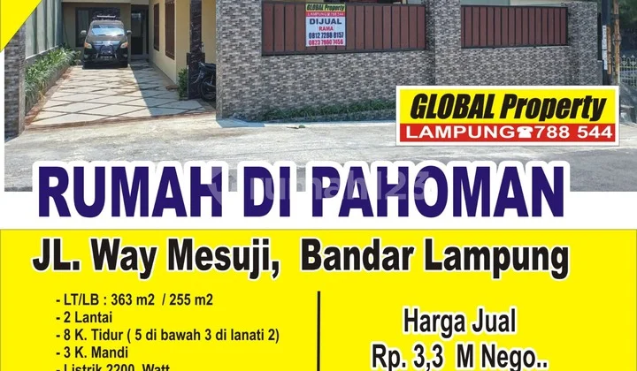 Rumah Besar Dan Mewah di Kawasan Elit Pahoman Bandar Lampung Rumah Besar Dan Mewah di Kawasan Elit Pahoman Bandar Lampung