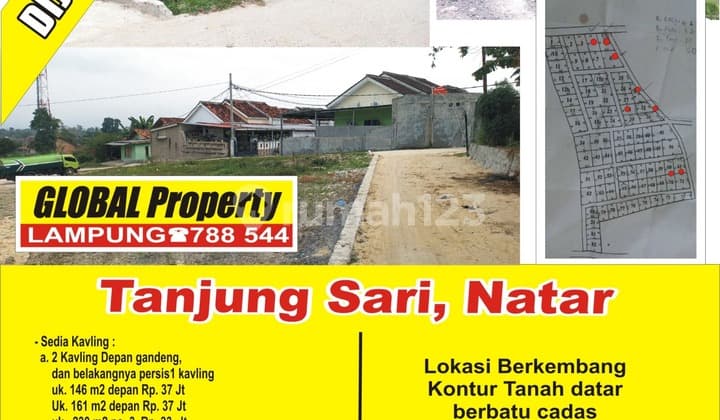 Tanah kavling strategis dinatar siap bangun harga terjangkau