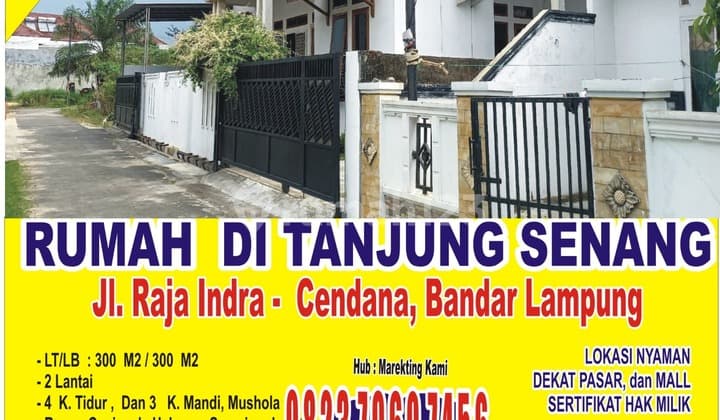House in Tanjung Senang, Bandar Lampung, ready to occupy.