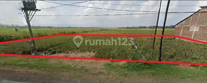 Dijual Cepat Tanah Sawah Akses Mobil di Daerah Gumelar, Banyumas