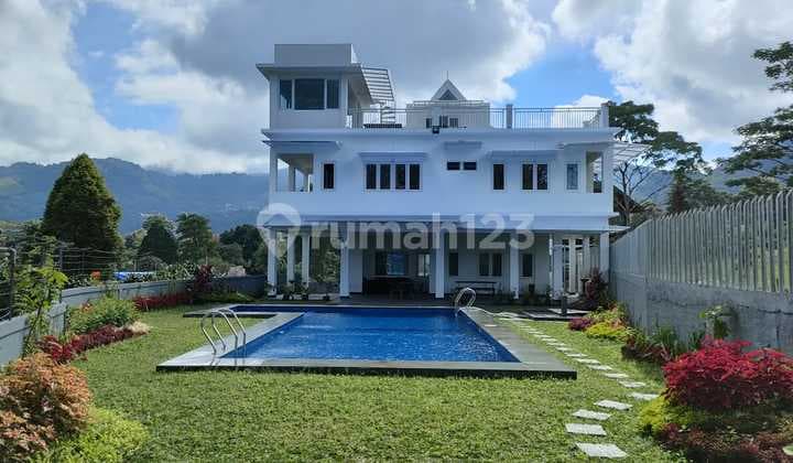 Dijual Villa Kolam Renang View Gunung Tugu Selatan, Kec. Cisarua,