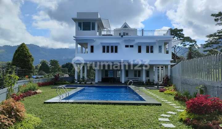 Dijual Villa Kolam Renang View Gunung Tugu Selatan, Kec. Cisarua,