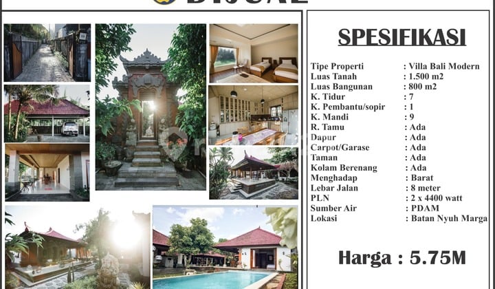 Villa di Bali keren banget
