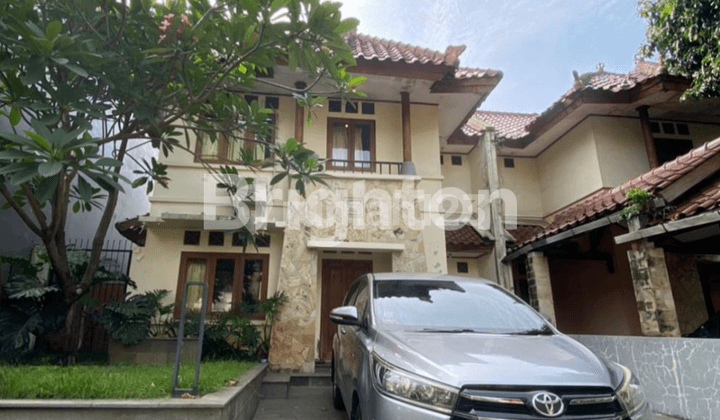 Rumah Asri Design Bali Dalam Komplek Elite Bali View Cirendeu Tangerang Selatan