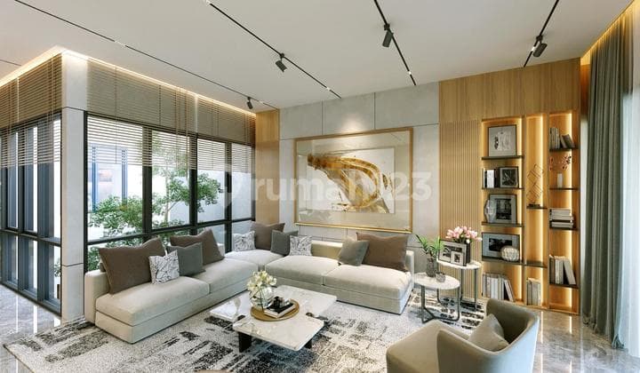 PRESTIGIOUS 3-STORY RESIDENCE NEW CLUSTER AURELLE PONDOK INDAH TOWN HOUSE SOUTH JAKARTA