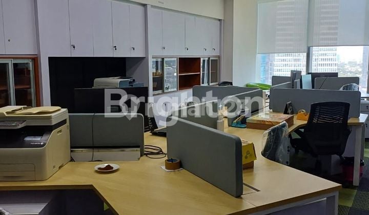 Office Unit Full Furnished Siap Huni Lokasi Strategis World Capital Tower Kuningan