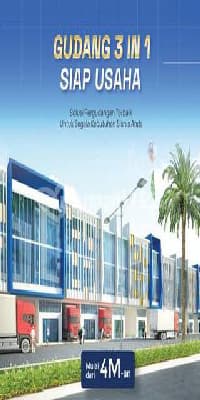 Gudang Duta Indah Sentoha Lokasi Strategis Dekat Akses Toll, Bebas Banjir.