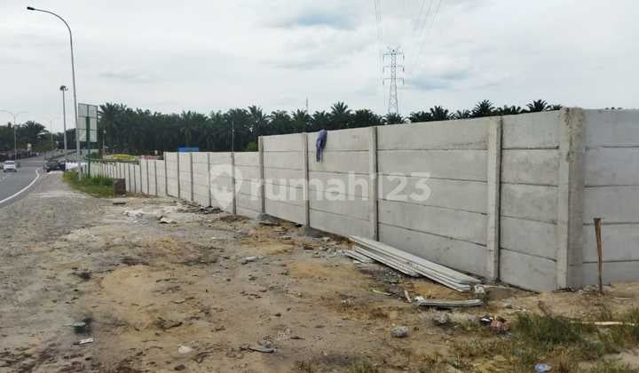 Dijual Lahan Komersiil Dgn Lokasi Strategis Didekat Pintu Tol Pakanbaru Dumai