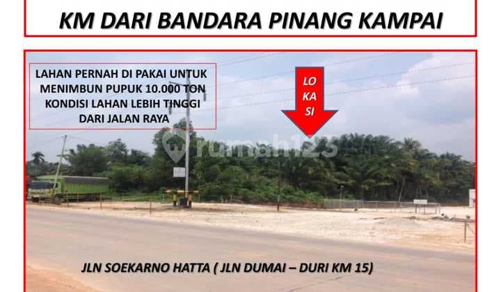 Turun Harga Disewakan Tanah Komersiel Di Dumai