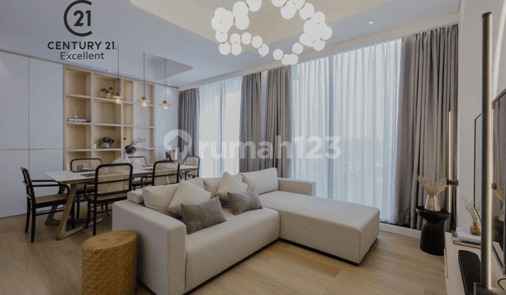 For Rent 3 BR fully furnished unit at Apt. Fatmawati City Center, South Jakarta