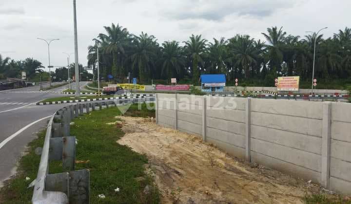 Dijual Lahan Komersiil Dgn Lokasi Strategis Didekat Pintu Tol Pakanbaru Dumai