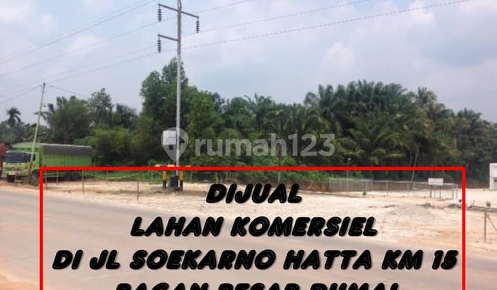 Turun Harga Tanah cocok untuk Gudang/Showroom alat berat di Dumai