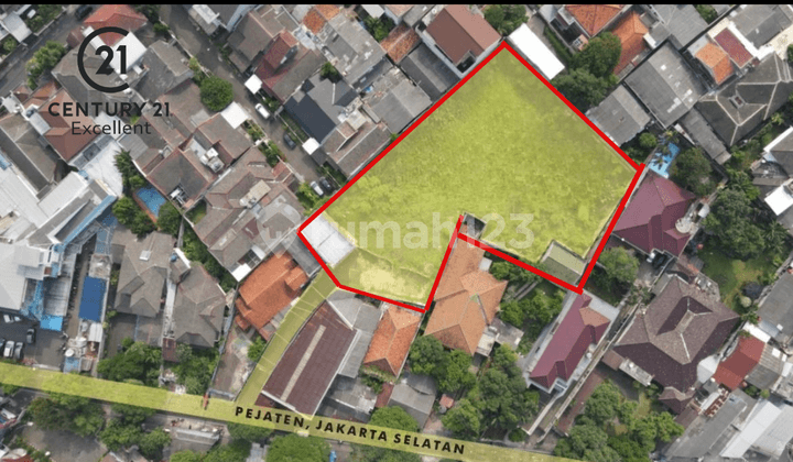 Dijual Tanah Siap Bangun, Cocok Utk Perumahan Atau High Risk Building di Pejaten, Jak Sel