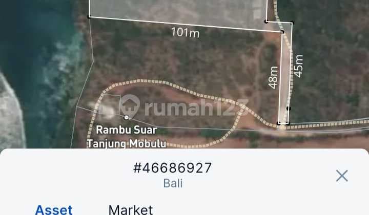 Ocean View Land at Suluban Beach, Jl. Pantai Suluban, Pecatu, South Kuta, Badung, Bali, Indonesia, 80361, Uluwatu SHM 5300.0 m²