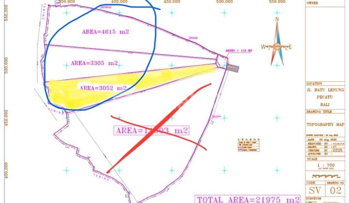 Cliff Land Uluwatu Ocean View Tanah Di The Pecatu, Kuta Selatan, Badung, Bali, Indonesia, 80361, Uluwatu Shm 4615.0 M²