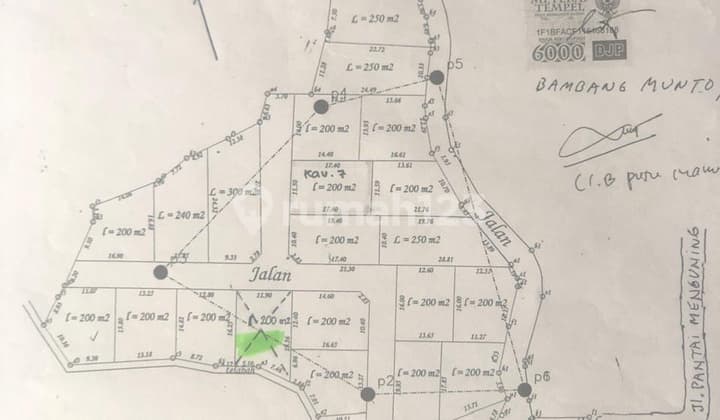 Tanah Di Cemagi 2 Are Harga Nego Shm - Sertifikat Hak Milik Di Pantai Mengening, Cemagi