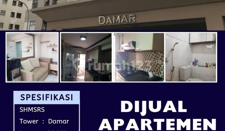 Apartemen Kalibata,2BR, Tower Damar,Lantai 7,sertipikat,furnished