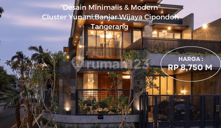 Jual Rumah Mewah Cluster Banjar Wijaya Cipondoh Tangerang