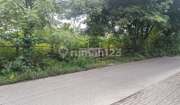 Tanah pinggir Jalan 6300 m di Cikupa cocok untuk Usaha