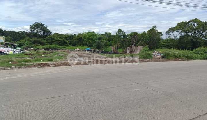 Tanah 3000 m pinggir Kali di Kemiri Tangerang Banten