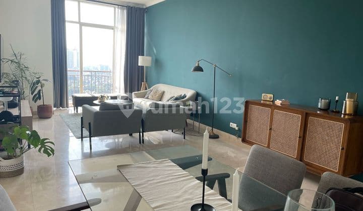 Spacious Living Area Completed With Private Lift And Nice 3 BR At Senayan Residences