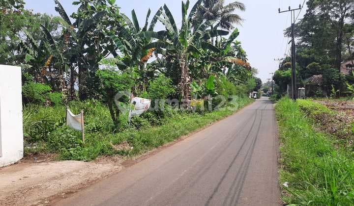Tanah SHM Strategis Jalan Utama Desa Wisata Ciampea Bogor
