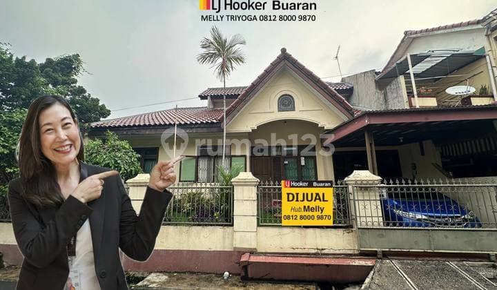 Dijual Rumah Strategis dan Terawat Komplek Cipinang Indah Jakarta Timur