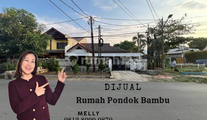 Dijual Rumah Akses Mudah Komplek Pondok Bambu, Duren Sawit, Jakarta Timur