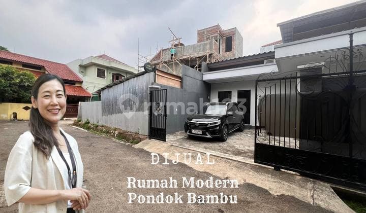 Rumah Minimalis Modern Komplek Pondok Bambu Duren Sawit Jakarta Timur