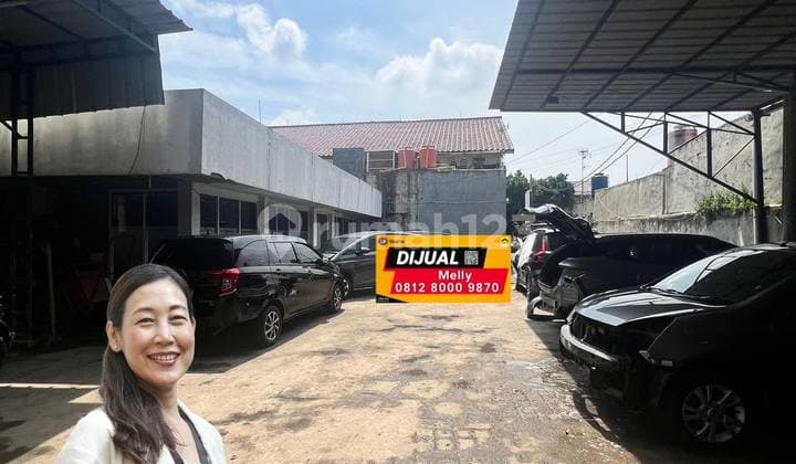 Gudang dan Kantor Dekat Tol Bintara di Jalan Bintara Jaya Bekasi Barat